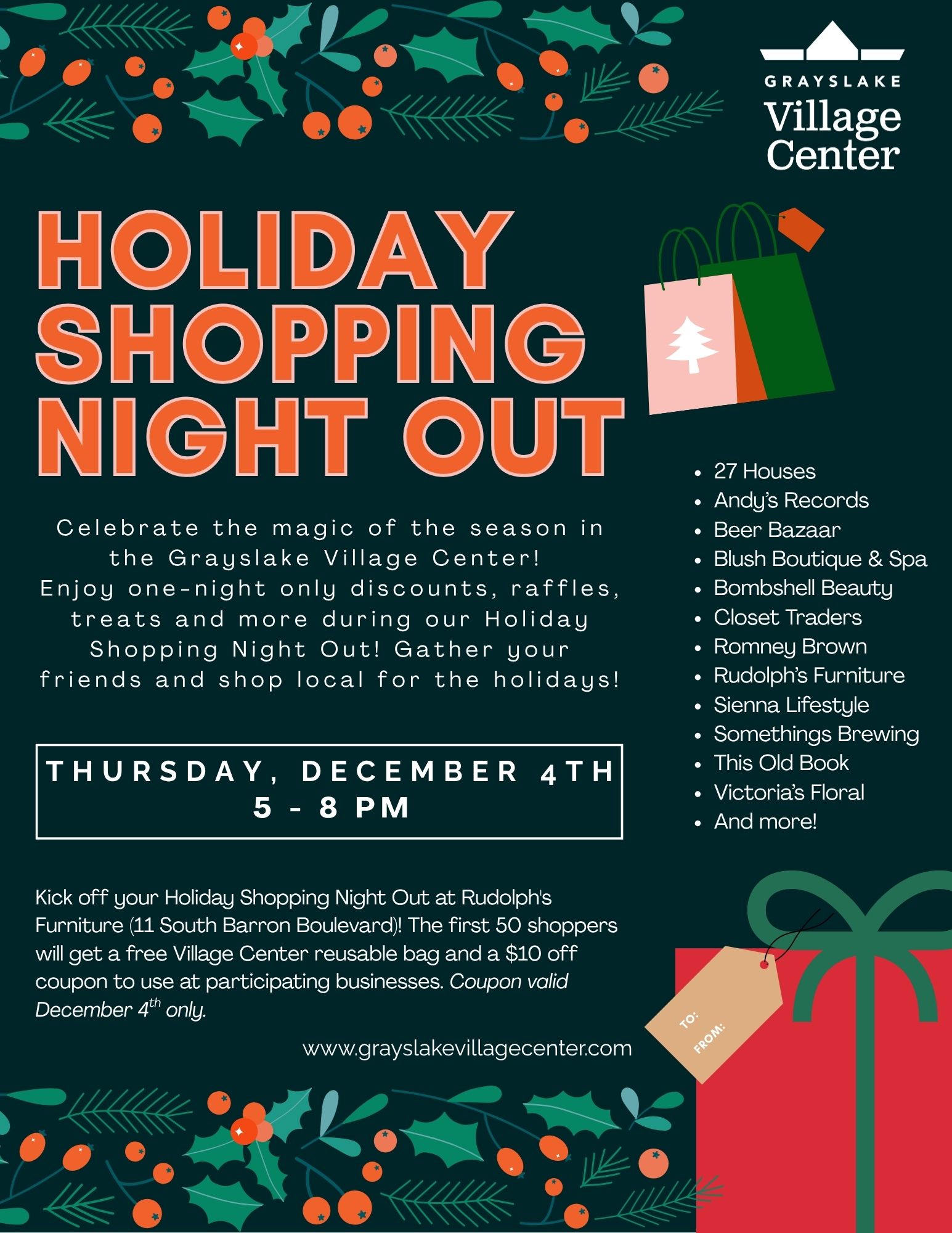 Holiday Shopping Night Out